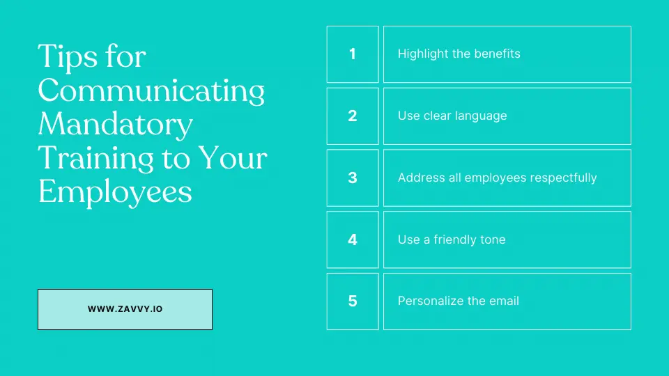 How to Write a Powerful Mandatory Training Announcement Email (+5 Examples & Template) Zavvy